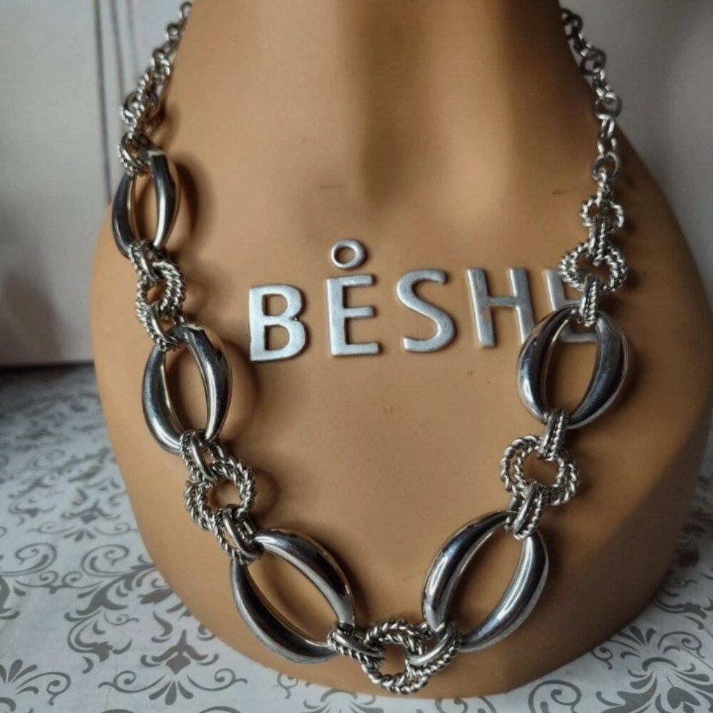 Stainless Steel Chunky Link Necklace